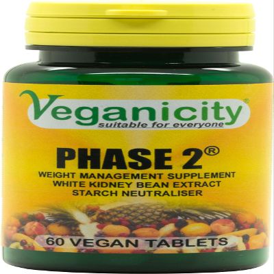 Veganicity Phase 2 500mg : Weight managemet Supplement : 60 Tablets