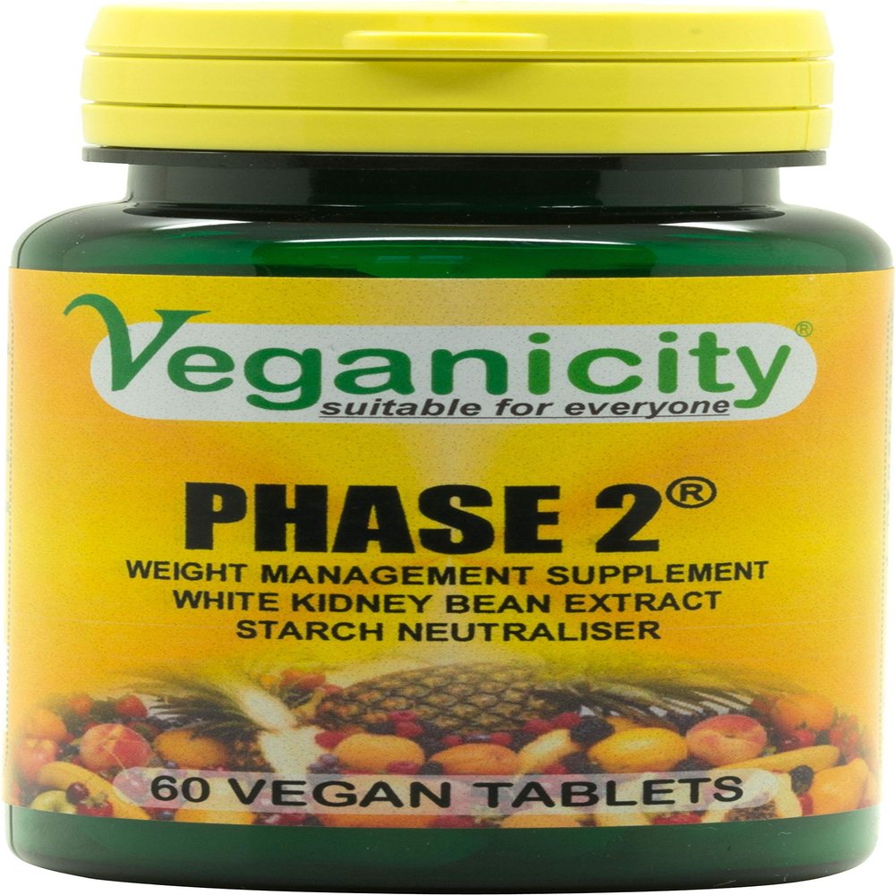 Veganicity Phase 2 500mg : Weight managemet Supplement : 60 Tablets
