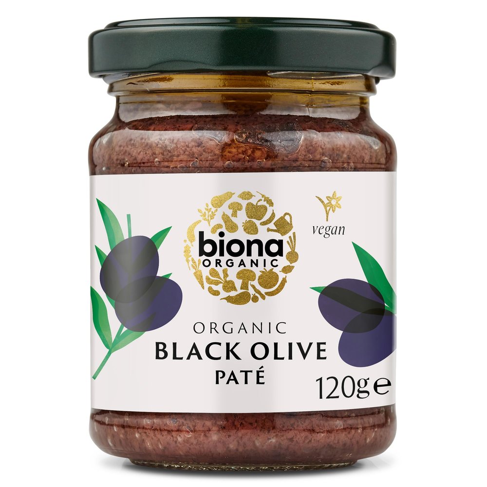 Biona Organic Black Olive Pate 120 g