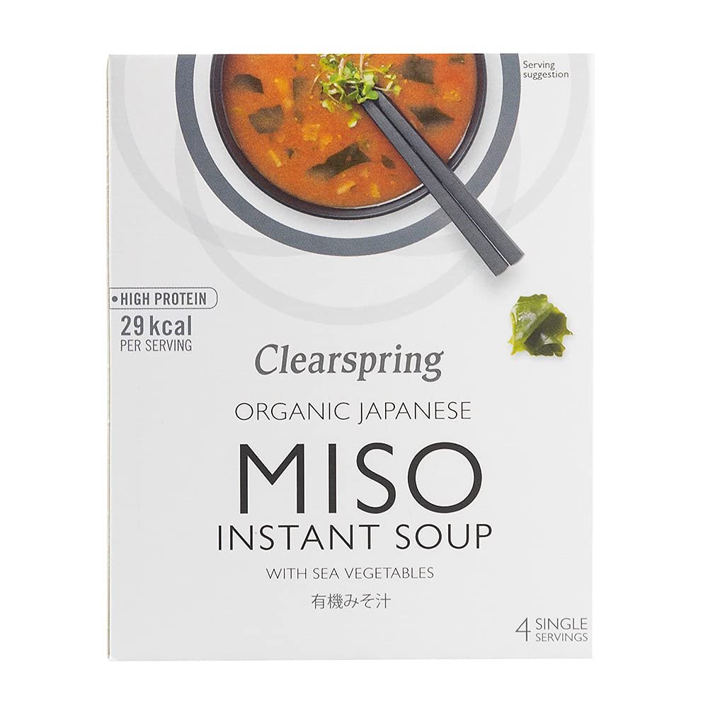 Clearspring Organic Instant Miso Soup with Sea Vegetable, 40g