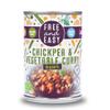 Free & Easy Organic Chick Pea and Vegetable Curry, 400g view 1