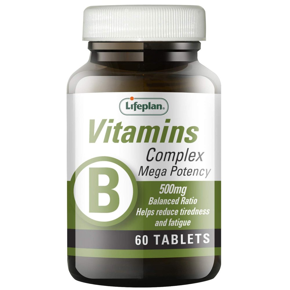 Lifeplan B Complex Mega Potency - 60 Tablets