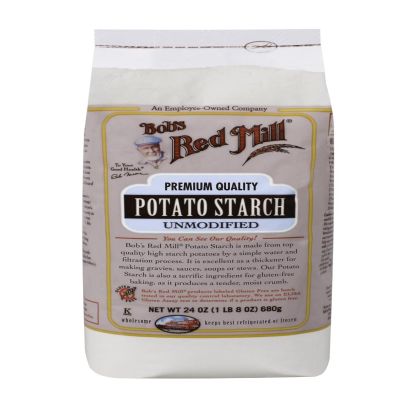 Bob's Red Mill, Potato Starch Unmodified, Gluten Free, 24 oz (1 lb 8 oz) 680 g