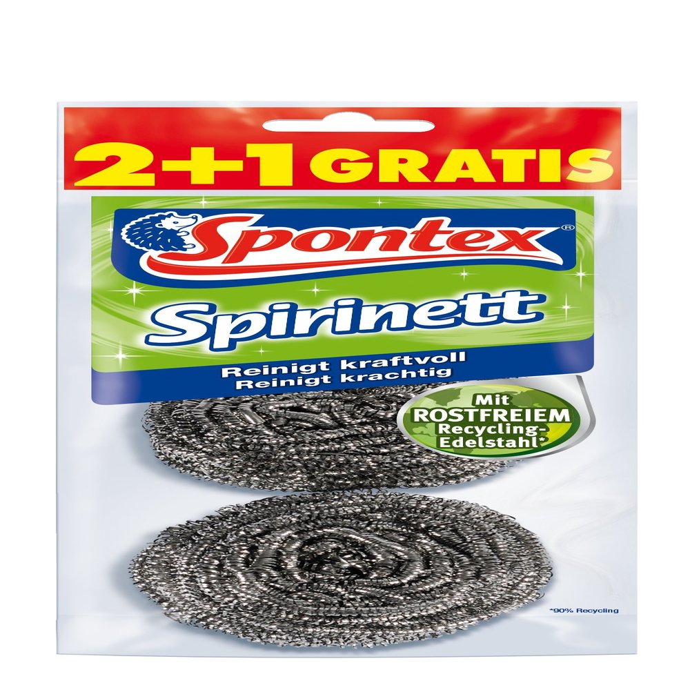 Spontex 19331002 Spirinett Abrasive Spiral 2 + 1