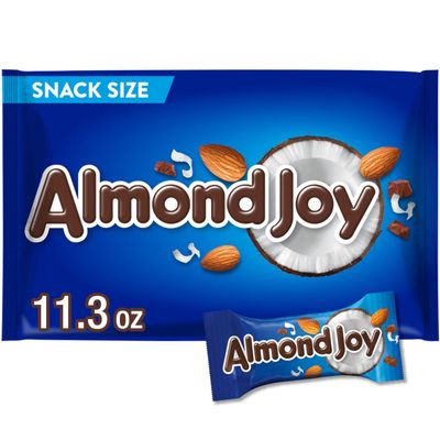 Almond Joy Candy Bars| Snack Size| 11.3 oz