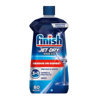 Finish Jet-Dry Rinse Aid, 8.45oz, Dishwasher Rinse Agent & Drying Agent