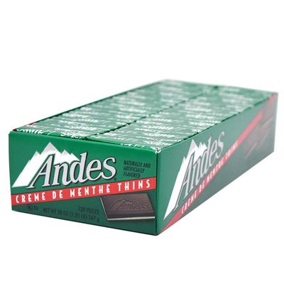 Andes Creme De Menthe Thins, 120 Count Thins