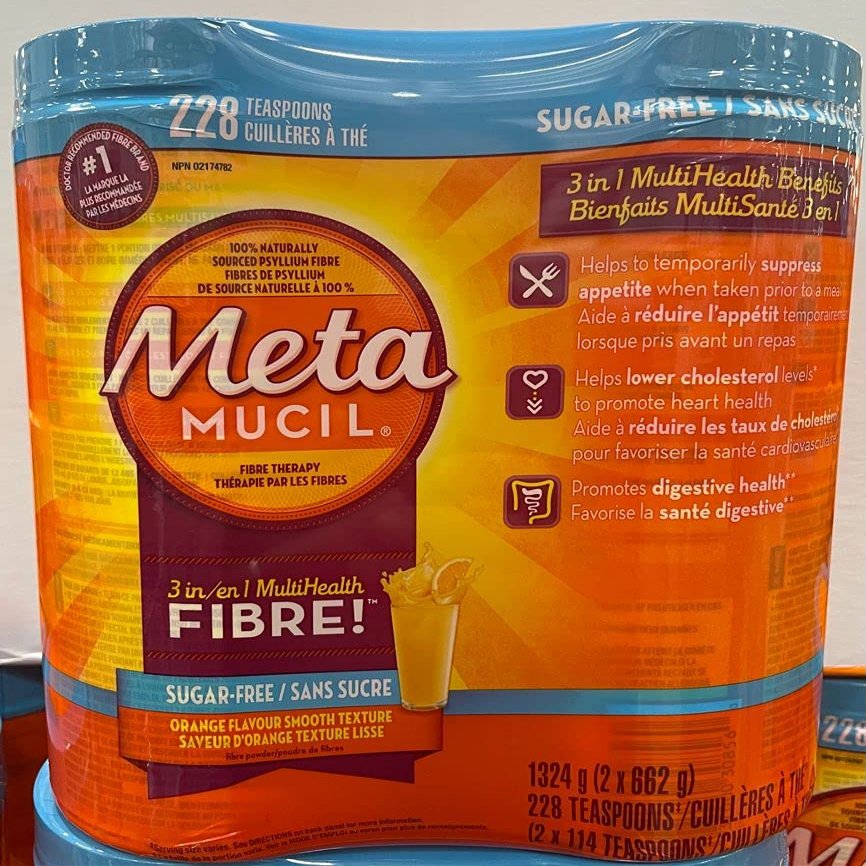 Metamucil Orange Sugar Free Smooth Powder - 228 Doses