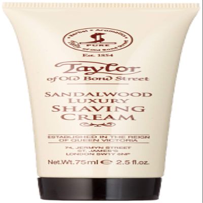 Taylor of Old Bond Street 75ml Sandalwood Shaving Cream Tube