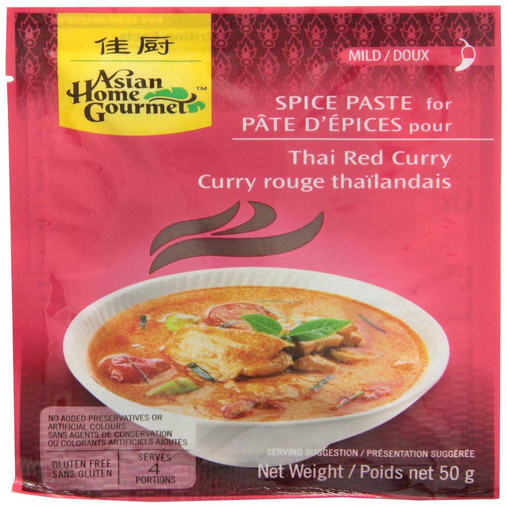 ASIAN HOME GOURMET Spice Paste for Thai Red Curry (Kaang Daeng) 50 g
