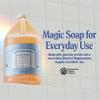 Dr Bronner's 18-in-1 Baby Unscented Pure Castile Liquid Soap, Made with Organic Oils. Used for Face, Hair, Babies, Laundry and Dishes, Certified Fair Trade & Vegan Friendly, 3.79L Recycled Bottle view 2