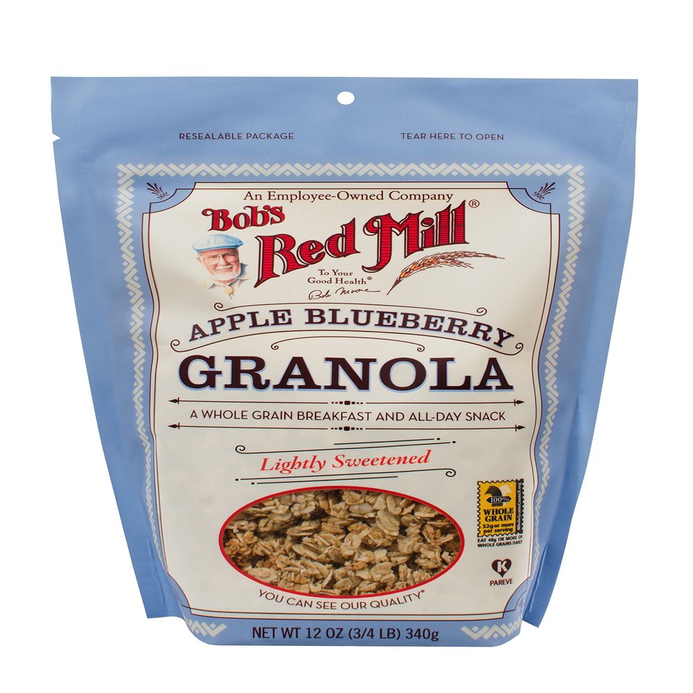 Bob's Red Mill Granola, Apple Blueberry, 12 oz (340g)