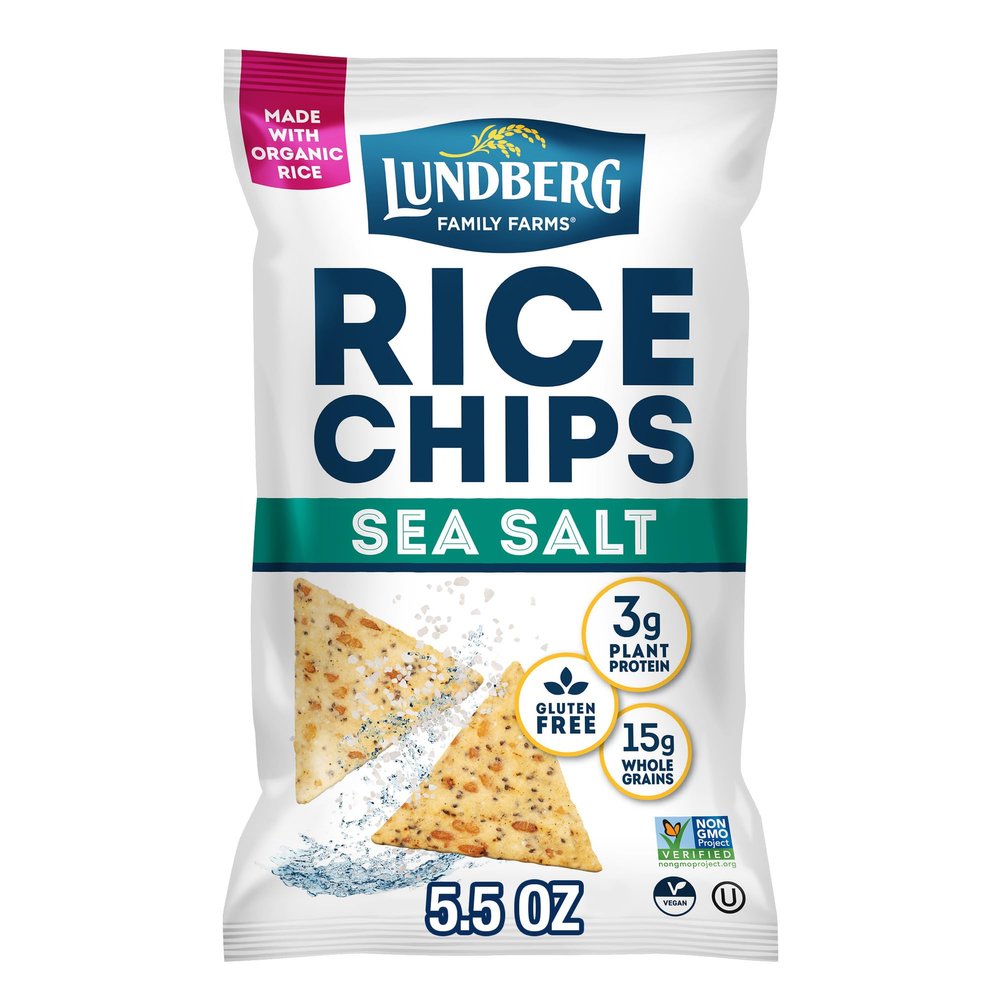 Lundberg, Rice Chips, Sea Salt, 6 oz (170 g) | FreshCart