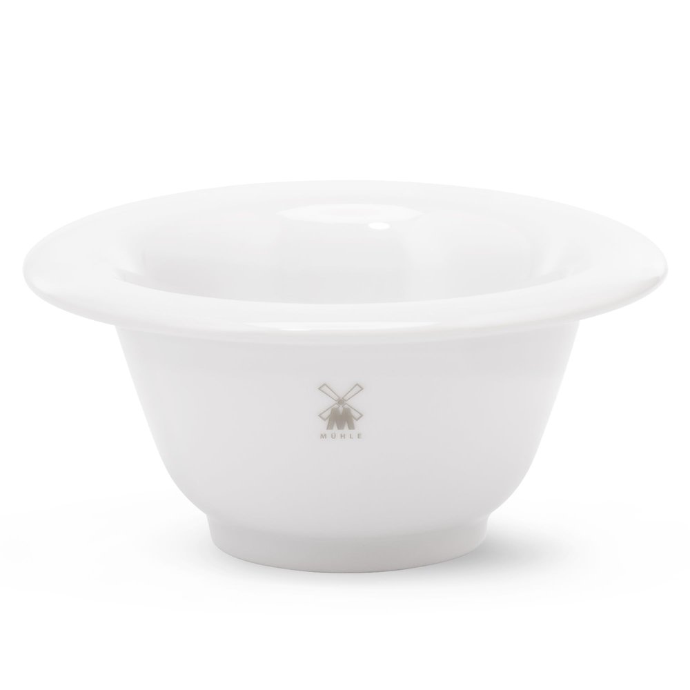 MHLE Shaving Bowl in White Porcelain