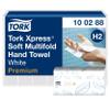 Tork Xpress Soft Multifold Hand Towels Premium Mfold 100288 - H2 Premium Paper Hand Towels with High-Absorbency - Large, 2-Ply, White - 21 x 110 Sheets view 1