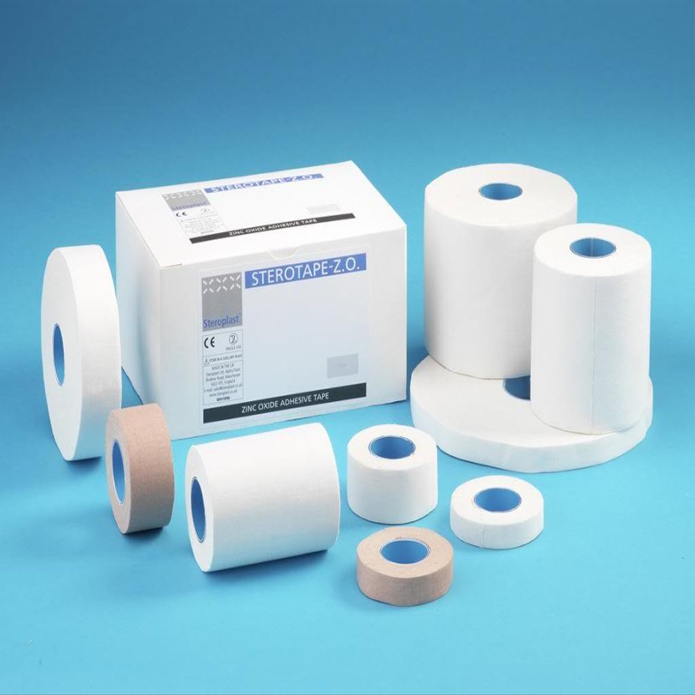Steroplast White Zinc Oxide Tape 4cm x 10m x 2 Rolls.