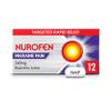 Nurofen 342mg Ibuprofen Lysine Caplets, 12 Count, Strong Headache And Migraine Painkillers, Effective For Fast Relief view 1