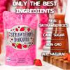 Lt. Blender's Strawberry Daiquiri in a Bag Strawberry Daiquiri Mix - Each Bag Makes 1/2 Gallon - Non-GMO No Daiquiri Machine Needed - Make a Cocktail, Wine Slushie or Mocktail - (Pack of 3) view 4