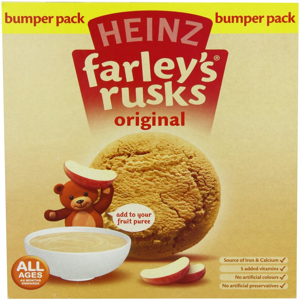 Heinz Farley's Rusks, Original Flavor, 300G Boxes (Pack Of 6)