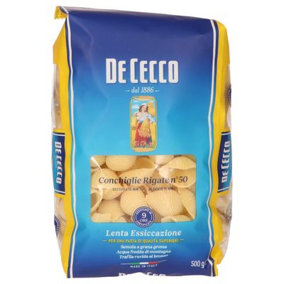 De Cecco Conchiglie Rigate n.50 (500g)