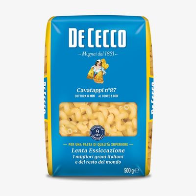 De Cecco Cavatappi No.87 Pasta, 500g Premium Italian Pasta, Bronze Cut, Slow Dried, Macaroni