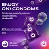 100 Pack of ON Strong Condoms, for Greater Safety, Extra Thick 0.09 mm, Natural Rubber Latex view 2