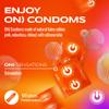 100 Pack of ON Stimulation Condoms, Studded, for Greater Sensation, Pink-Colored, Natural Rubber Latex view 2