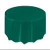 Unique Party 50029 - Round Forest Green Plastic Tablecloth, 7ft view 1