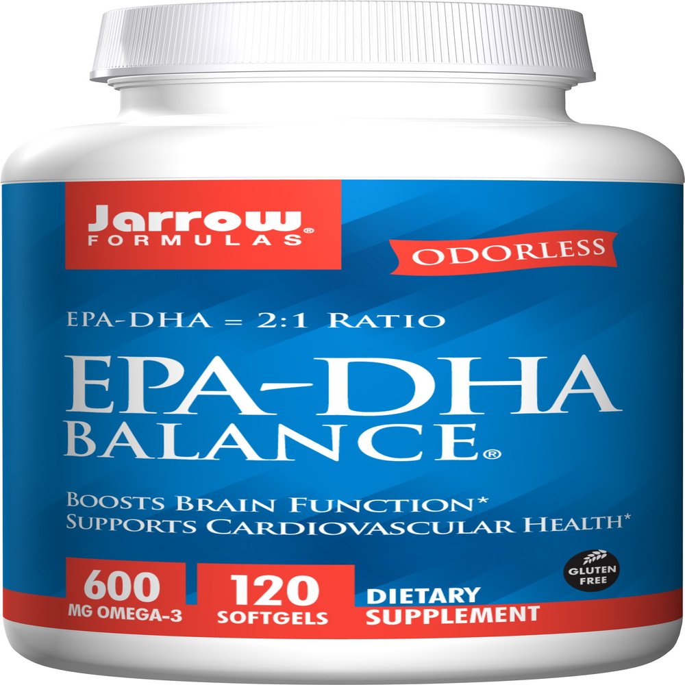 Jarrow EPA-DHA Balance, 120 Softgels (Multi-Pack)