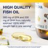 OmegaGenics, Fish Oil EPA-DHA, Natural Lemon, 500 mg, 120 Softgels, Metagenics view 3