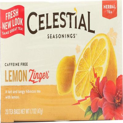 Celestial Seasonings Herbal Tea - Lemon Zinger - 20 Bags