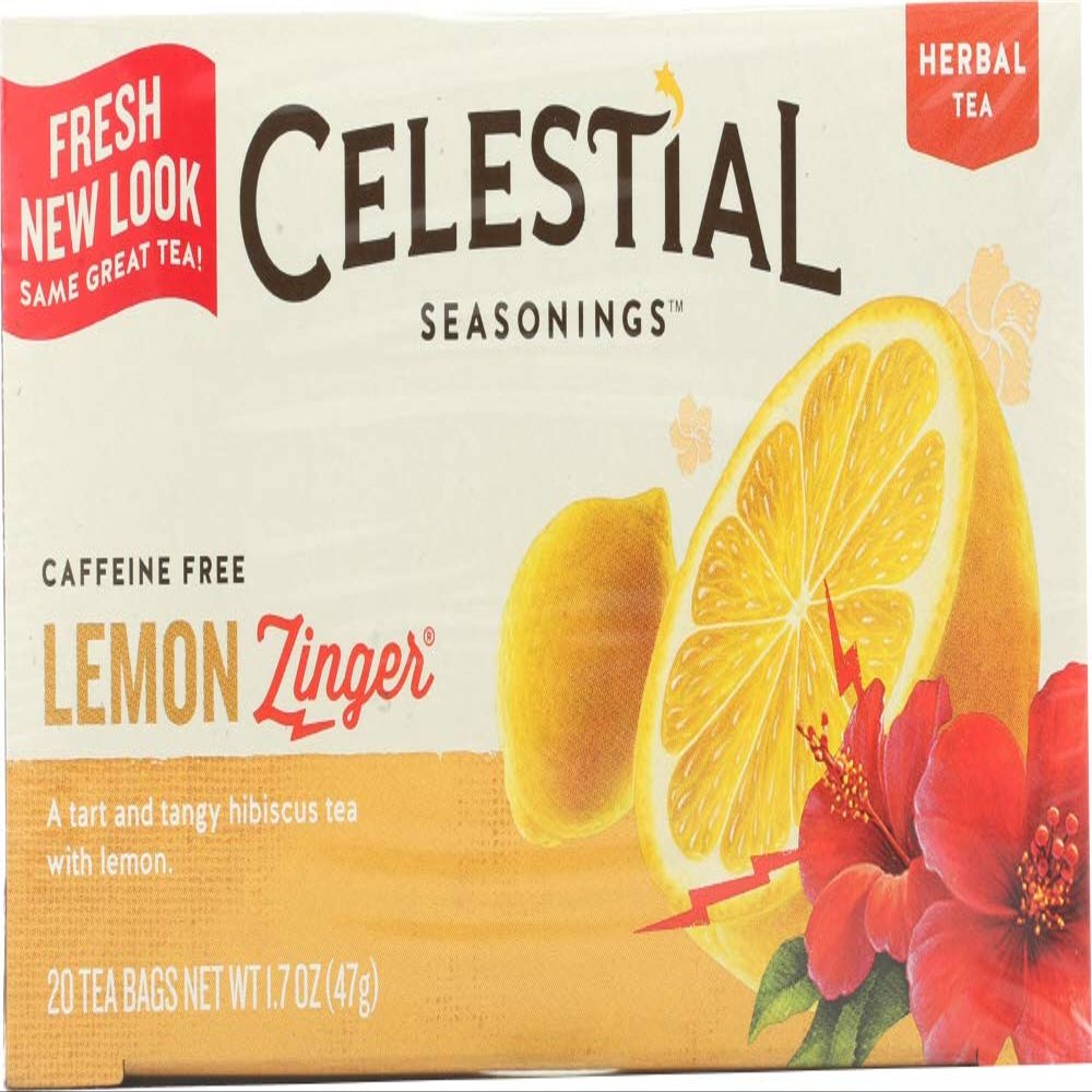 Celestial Seasonings Herbal Tea - Lemon Zinger - 20 Bags