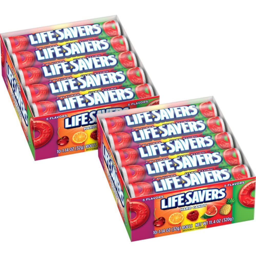 Life Savers Lifesavers 5 Flavor Candy Roll 20 Ct. (Cgs65)
