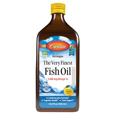 Carlson-Fish Oil Lemon 16.9fl o