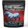 Blue Horse Kona Coffee Farm-Fresh: 100% Kona Coffee - Medium Roast - Arabica Whole Bean - 1 Lb Or 16 Oz Bag - Horse Blue 100% Kona Coffee From The Great Island Of Hawaii view 1