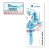Miradent Protho Brush de Luxe Prosthetic Brush Blue Transparent 1 Piece view 3