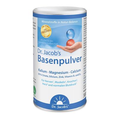 Dr. Jacob's Base Powder 1 Tin 300 g (95% Citrate, Vegetarian)