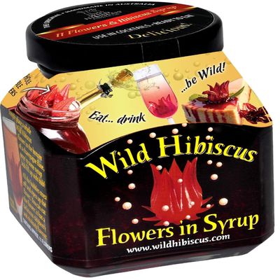 Wild Hibiscus Flowers In Syrup 250G