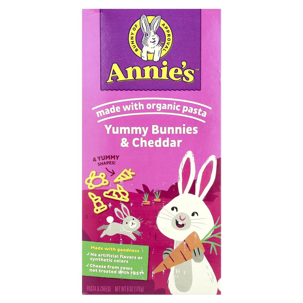 Annie's Homegrown Bunny Shape & Yummy Cheese (12x6 Oz)