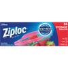 Double Zipper Storage Bags, Plastic, 1 gal, 1,75 mil, Clear, 40/Box view 2