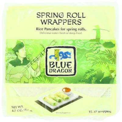 Blue Dragon Wrappers Spring Roll 4.7Oz. (Pack Of 12