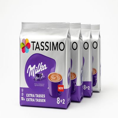 Tassimo Milka Hot Chocolate, Pack of 5, 5 x 8 T-Discs (40 Servings)