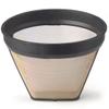 Fino Gold Mesh Permanent Coffee Filter, Number 4-Size Filter, Brews 8 to 12-Cups view 1