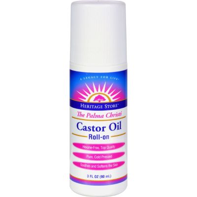 Heritage Products The Palma Christi Castor Oil Roll-On - 3 Fl Oz