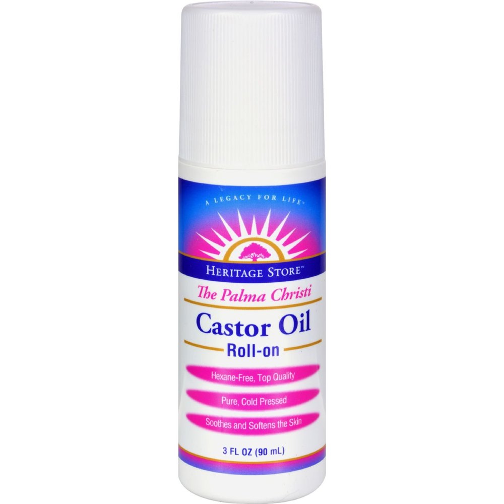 Heritage Products The Palma Christi Castor Oil Roll-On - 3 Fl Oz