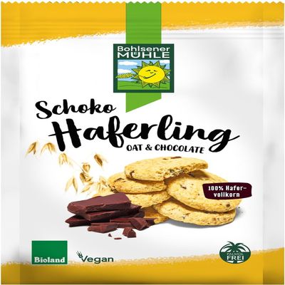 Chocolate Oatmeal Cookies BIO 125 g - BOHLSENER MUEHLE