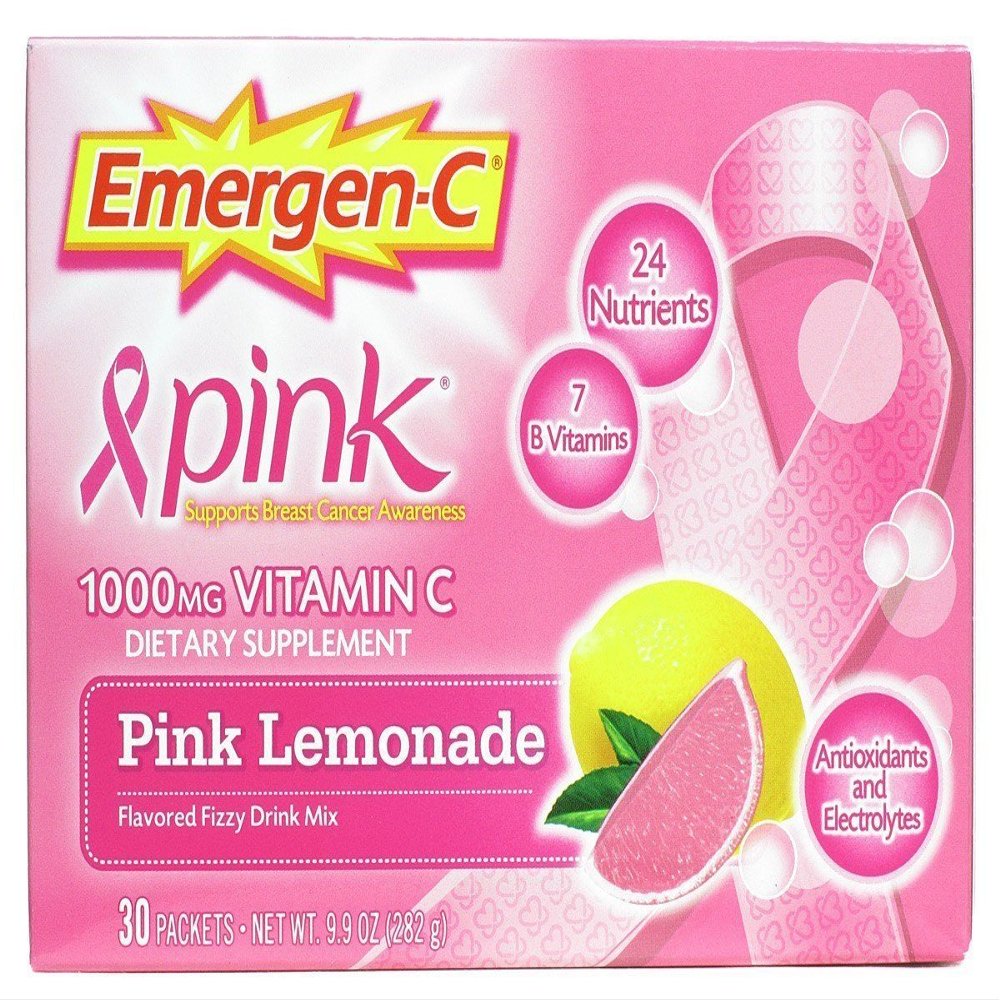 Emergen-C Health and Energy Booster - Pink Lemonade, 30 - .3 oz Packets
