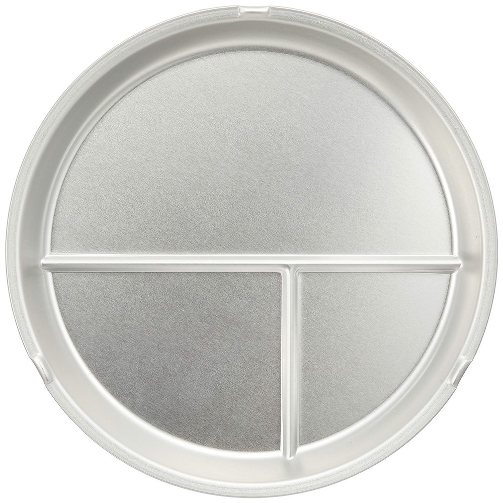 Silver anodized lunch Saramaru type (three meals) 114-A (Japan import / The package and the manual are written in Japanese)