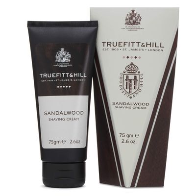 TrueFitt & Hill 75g New Sandalwood Shave Cream Tube