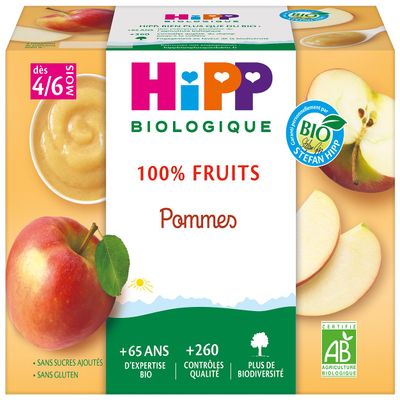 Hipp Coupelles Pommes 4 x 100g